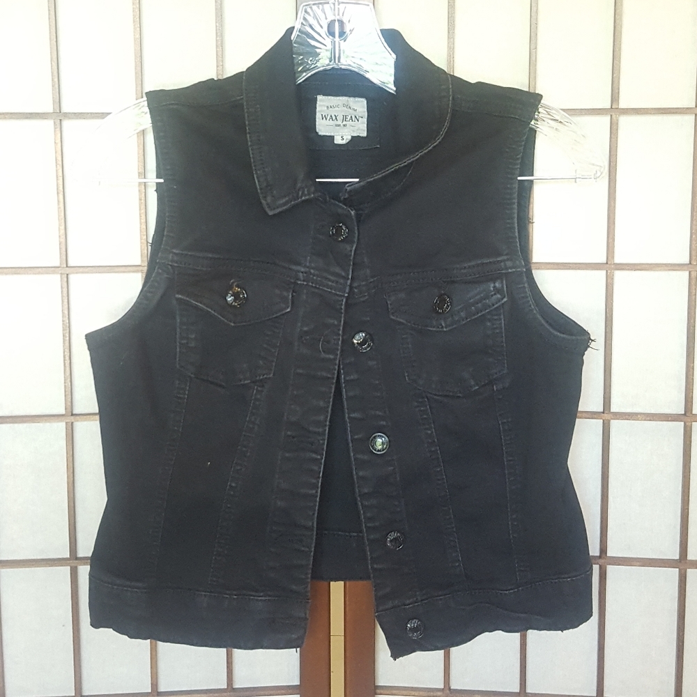 Sleeveless Denim Jacket